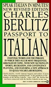 Cover of: Passport to Italian (Berlitz Travel Companions) by Charles Berlitz