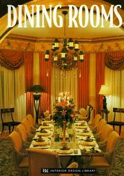 Cover of: Dining Rooms (Interior Design Library)