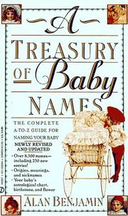 Cover of: A Treasury of Baby Names: New Enlarged Edition (Signet)