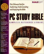 Cover of: PC Study Bible | 