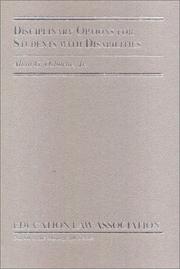 Cover of: Disciplinary Options for Students with Disabilities by Allan G., Jr. Osborne, Allan G., Jr. Osborne