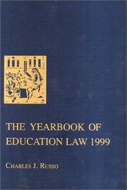 Cover of: Yearbook of Education Law 1999 (Yearbook of Education Law)