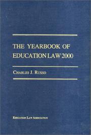 Cover of: The Yearbook of Education Law 2000 (Yearbook of Education Law)
