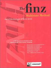 Cover of: The Finz Multistate Method (Strategies & Tactics Series)