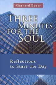Cover of: Three Minutes for the Soul: Reflections to Start the Day