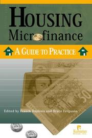Cover of: Housing Microfinance: A Guide to Practice