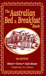 Cover of: The Australian Bed & Breakfast Book by James Thomas, James Thomas