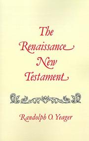 Cover of: Renaissance New Testament, (Vol. 18)
