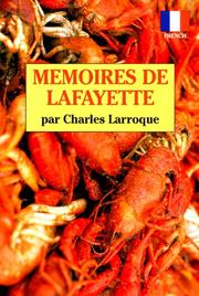 Cover of: Memoires De Lafayette by Charles Larroque