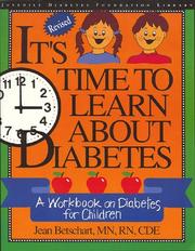 Cover of: It's Time to Learn About Diabetes by Jean Betschart