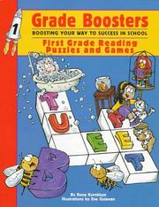 Cover of: First Grade Reading Puzzles & Games (Grade Boosters Series)