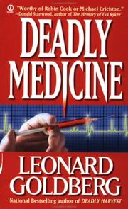 Cover of: Deadly Medicine by Leonard Goldberg