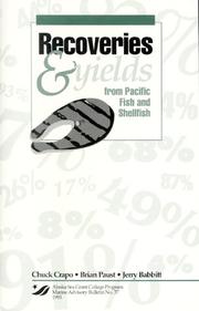 Cover of: Recoveries & yields from Pacific fish and shellfish (MAB) (MAB)