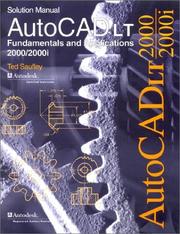Cover of: AutoCAD LT 2000: Fundamentals and Applications Solutions Manual
