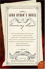 Cover of: Lord Byron's Novel by John Crowley