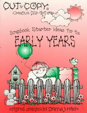 Cover of: Scrapbook Starter Ideas for the Early Years (Cut & Copy)