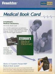 Cover of: Stedman's Medical Dictionary (Electronic Book Card) by Franklin.