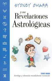 Cover of: Sydney Omarr Y Sus Revelaciones Astrologicas by Sydney Omarr