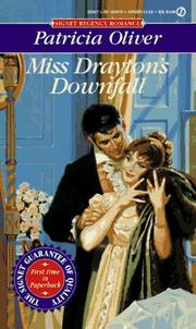 Cover of: Miss Drayton's Downfall by Patricia Oliver