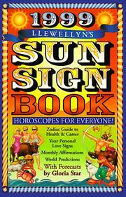 Cover of: 1999 Sun Sign Book: Horoscopes for Everyone (Llewellyn's Sun Sign Book)