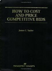 Cover of: How to Cost and Price Competitive Bids