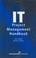 Cover of: IT Project Management Handbook