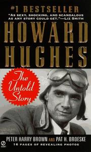 Cover of: Howard Hughes by Peter Harry Brown, Pat H. Broeske