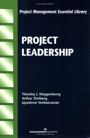 Cover of: Project Leadership (The Project Management Essential Library)