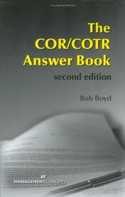 Cover of: The COR/COTR Answer Book