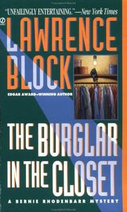Cover of: Burglar in Closet