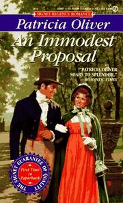 Cover of: An Immodest Proposal by Patricia Oliver