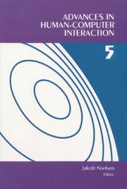 Cover of: Advances in Human-Computer Interaction 5 by Jakob Nielsen - undifferentiated