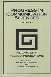 Cover of: Progress in Communication Sciences, Volume 15: Advances in Telecommunications (Progress in Communication Sciences)