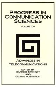 Cover of: Progress in Communication Sciences, Volume 15: Advances in Telecommunications (Progress in Communication Sciences, Vol 15)