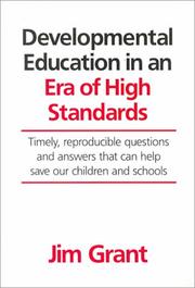 Cover of: Developmental Education in an Era of High Standards