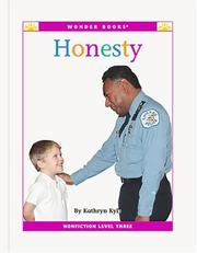Cover of: Honesty: A Level Three Reader (Wonder Books Level 3 Values)