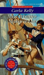 Cover of: Miss Whittier Makes a List by Carla Kelly