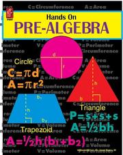 Cover of: Hands On Pre-Algebra