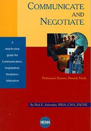 Cover of: Communicate & Negotiate