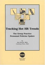 Cover of: Tracking Hot HR Trends: The Group Practice Personnel Policies Update