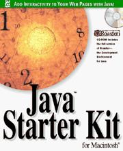 Cover of: Java Starter Kit for Macintosh