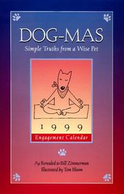 Cover of: Cal 99 Dog-Mas Calendar by Bill Zimmerman