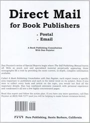 Cover of: Direct Mail for Book Publishers (Book Publishers Consultation With Dan Poynter Series)) by Dan Poynter