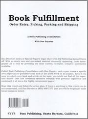 Cover of: Book Fulfillment  | Dan Poynter