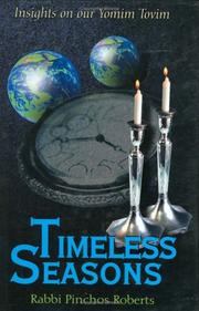 Cover of: Timeless Seasons by Rabbi Pinchos Roberts
