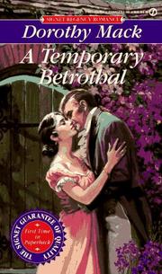 Cover of: A Temporary Betrothal by Dorothy Mack