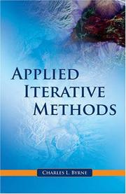 Cover of: Applied Iterative Methods by Charles L. Byrne