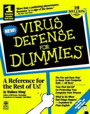 Cover of: Virus Defense for Dummies