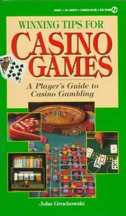 Cover of: Winning Tips for Casino Games