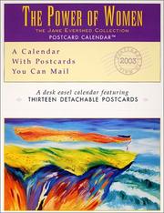 Cover of: Power of Women 2003 Postcard Calendar
